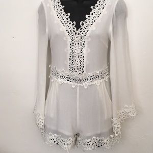 New Anthropologie ragga santa marta romper